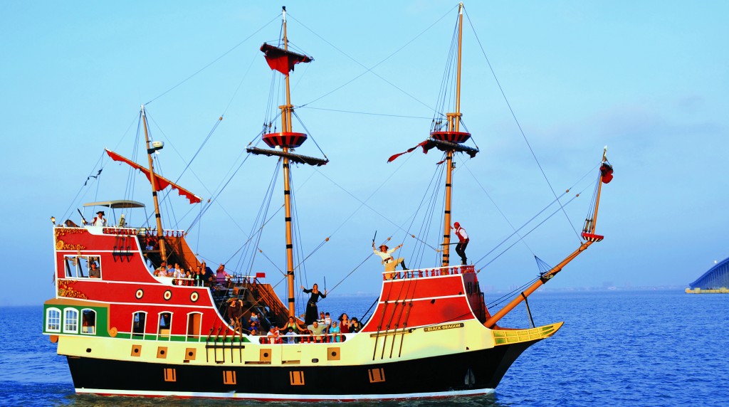 The Black Dragon pirate ship at South Padre Island