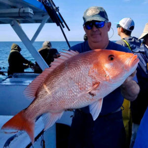 Captain Bobby with Snapper